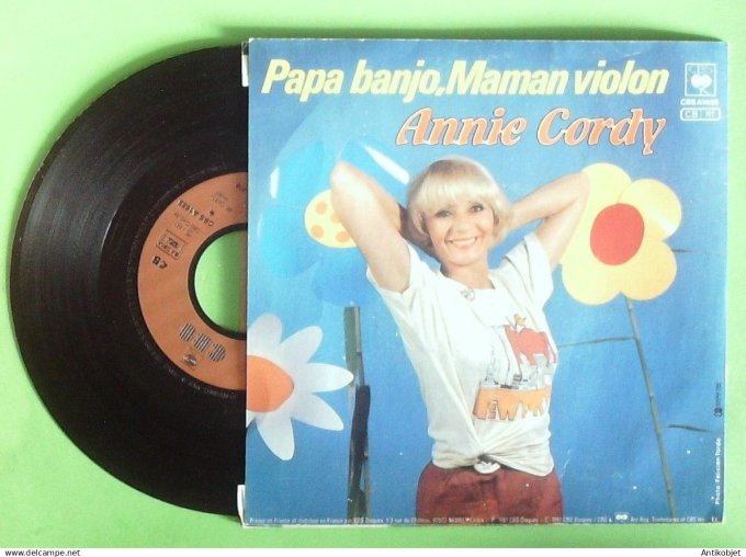 Cordy Annie 45T SP Papa Banjo maman violon 1981