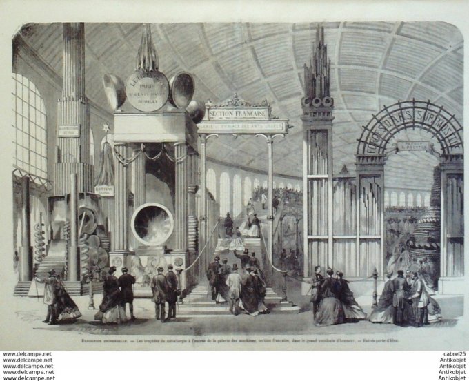 Le Monde illustré 1867 n°531 Paris Expo Souverains Russie Bois De Boulogne Pays-Bas Métairies