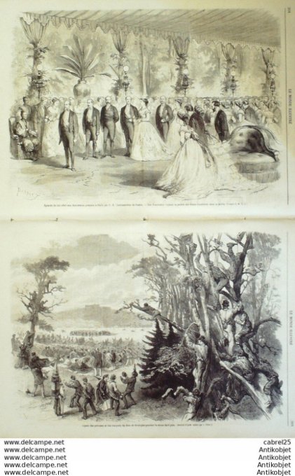 Le Monde illustré 1867 n°531 Paris Expo Souverains Russie Bois De Boulogne Pays-Bas Métairies