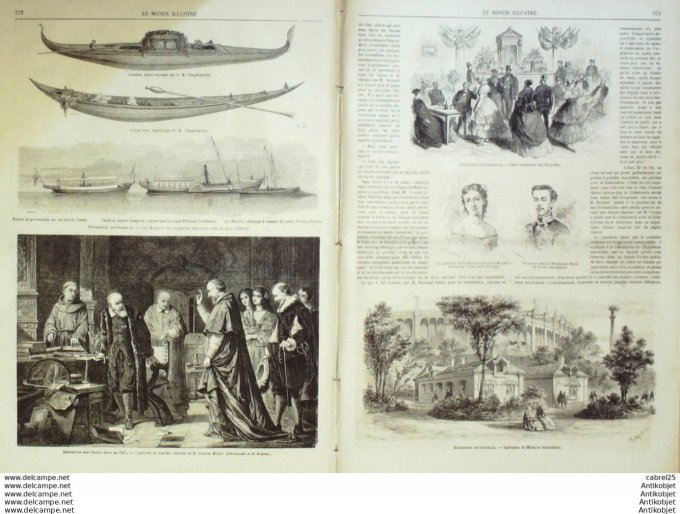 Le Monde illustré 1867 n°531 Paris Expo Souverains Russie Bois De Boulogne Pays-Bas Métairies