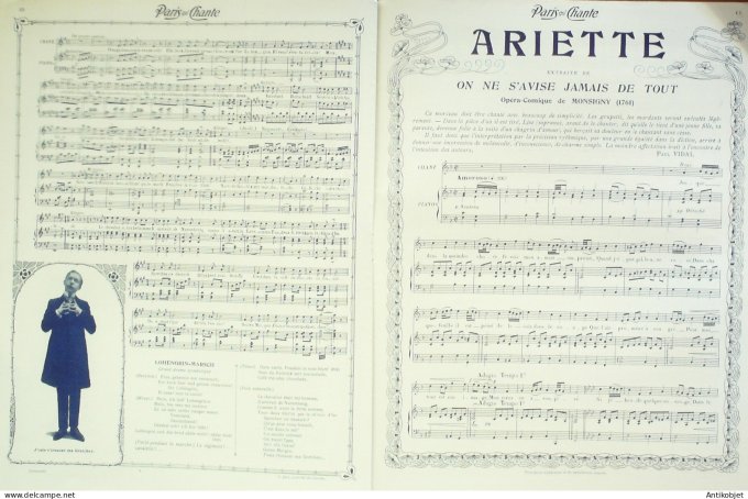 Paris qui chante 1904 #56 Guilbert Georgel Mariette Willy George Chepfer