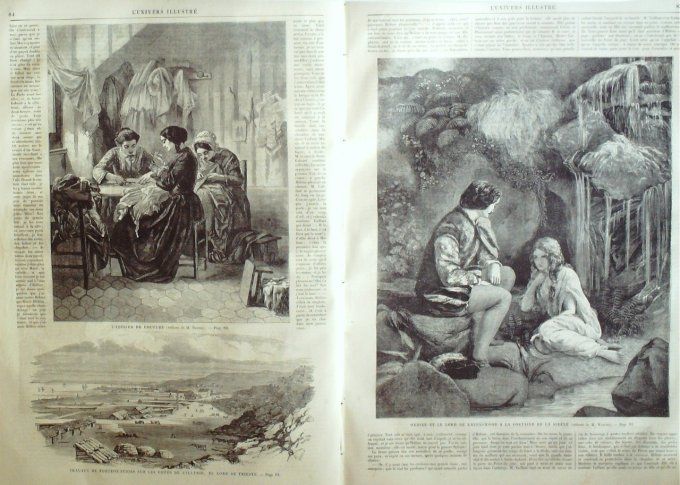 L'Univers illustré 1861 # 144 Italie Gaete Trieste côtes de l'Illyrie Cologne Lord de Ravenswood