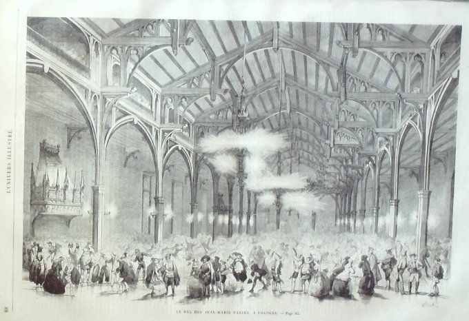 L'Univers illustré 1861 # 144 Italie Gaete Trieste côtes de l'Illyrie Cologne Lord de Ravenswood