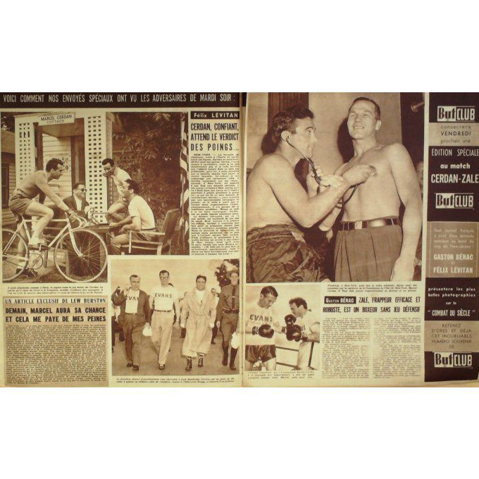 But Et Club 1948 # 144 Mabrouk Cerdan Zale Varnajo Berton Coppi Hansenne