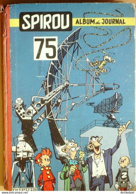 Album Spirou 75 Dupuis (n°1134-1144) 1960 (07-01 au 17-03) Eo complet