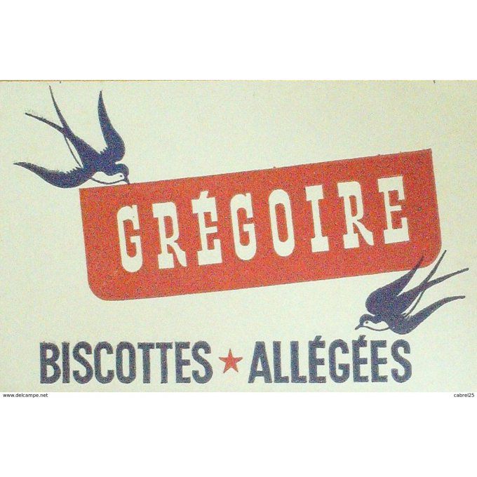 Buvard GREGOIRE Biscotte