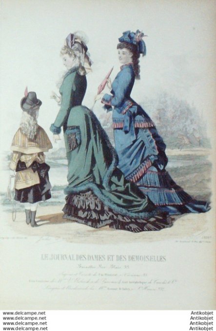 Journal des Dames Demoiselles 1874 # 1305 (Maison Plument)
