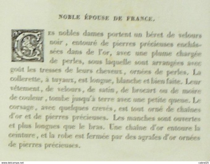 Portrait Noble Mariée 1859