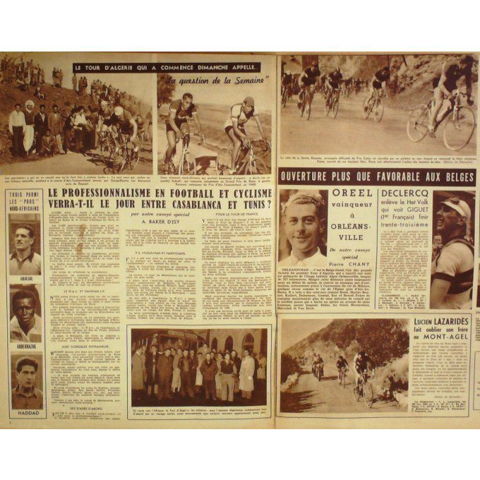 Miroir Sprint 1949 #  145 14 Mar Oreel Het Volk Lazarides Besson Beyaert Turpin Caste