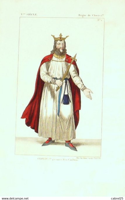 Clovis 1er Roi Chretien 5ème 1852