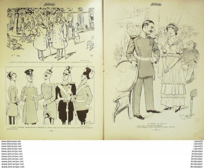 La Baionnette 1915 # 014 (Leurs Officiers) Soulie Flores La Niziere Jobbe Duval