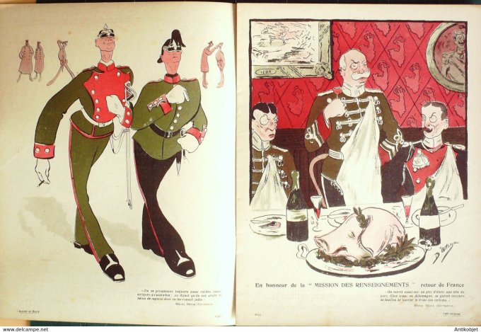 L'Assiette au beurre 1904 # 168 Petite garnison Ostoya