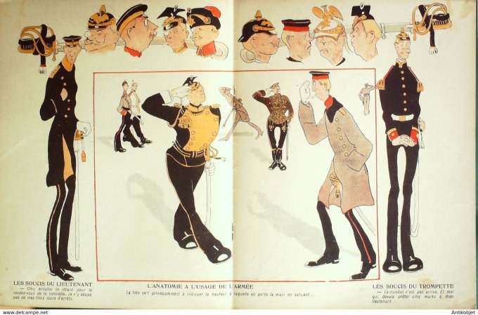 L'Assiette au beurre 1904 # 168 Petite garnison Ostoya