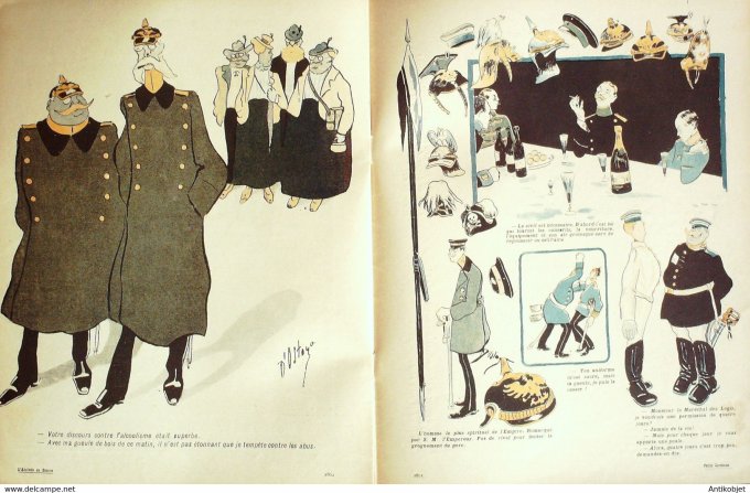L'Assiette au beurre 1904 # 168 Petite garnison Ostoya