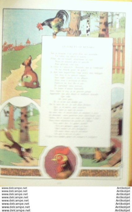 Rabier Benjamin Fables de La Fontaine (Garnier) 1994