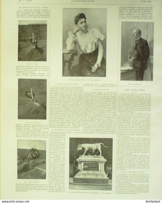 L'illustration 1901 n°3038 Italie Pompéi Chine chefs boxeurs Orléans (4) Jeanne d'Arc