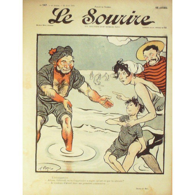 Le Sourire 1902 n°147 LOURDEY BAC DESTEZ HUARD GEORGES ROUBILLE