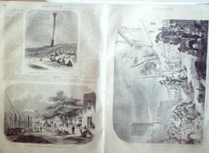 L'Univers illustré 1861 # 147 Jérusalem Médine Roi Egypte'Alexandrie Oxford Ridley et de Latimer 