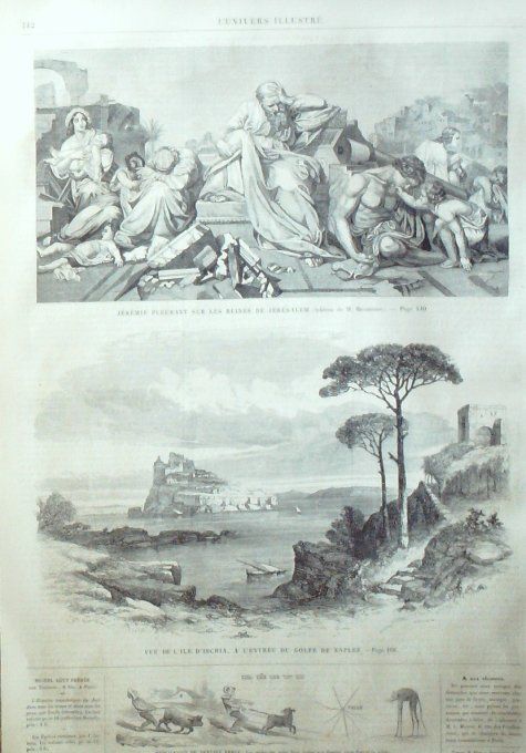 L'Univers illustré 1861 # 147 Jérusalem Médine Roi Egypte'Alexandrie Oxford Ridley et de Latimer 