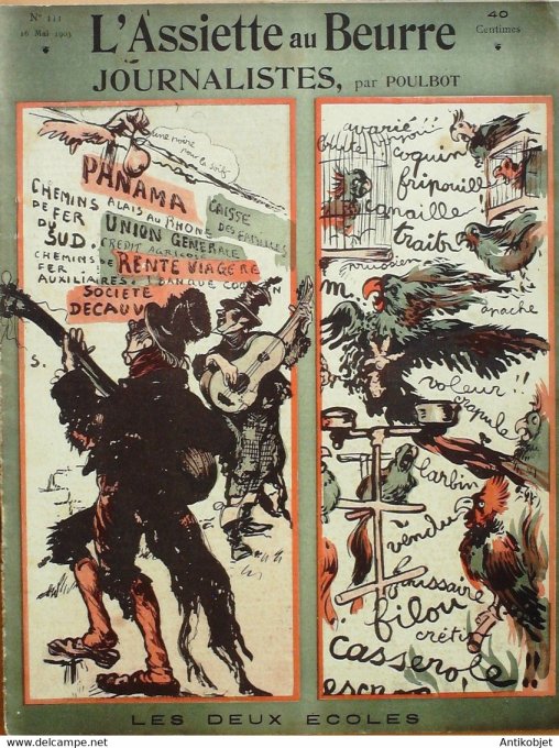 L'Assiette au beurre 1903 # 111 Journalistes Poulbot