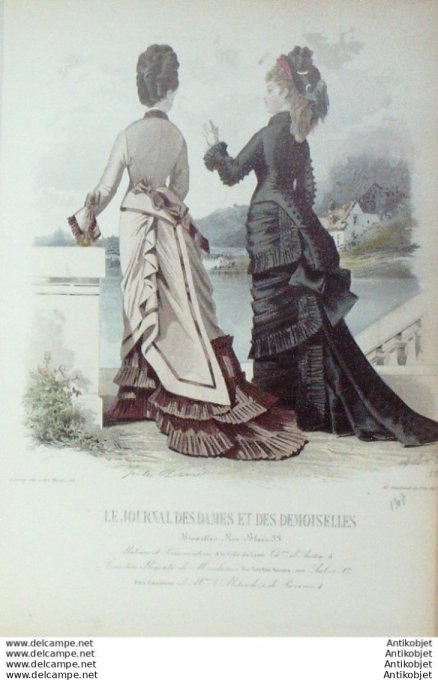 Journal des Dames Demoiselles 1875 # 1307 (Maison Scabieuse)