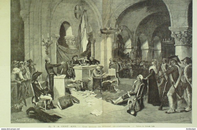 Soleil du Dimanche 1893 n° 4 Mort du roi Louis XVI en 1793