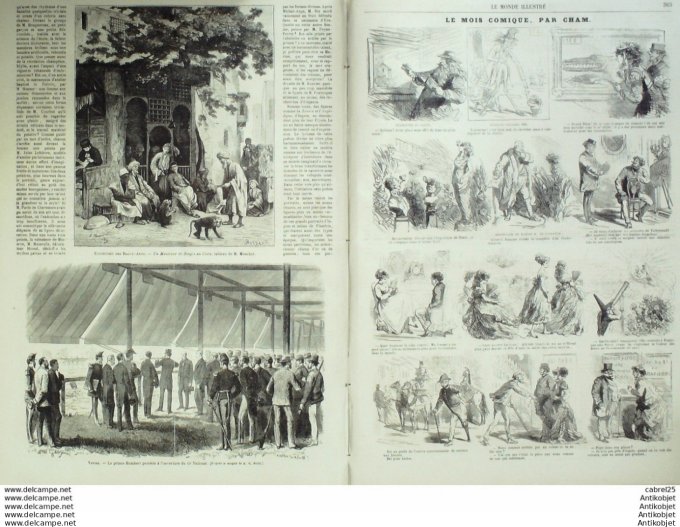 Le Monde illustré 1867 n°582 Rouen Harangue (76) Algérie Calloul Geryville Italie Venise Dunkerque (