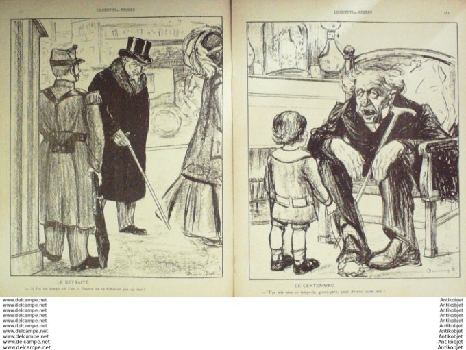 L'Assiette au beurre 1910 # 490 Les vieux Brunner