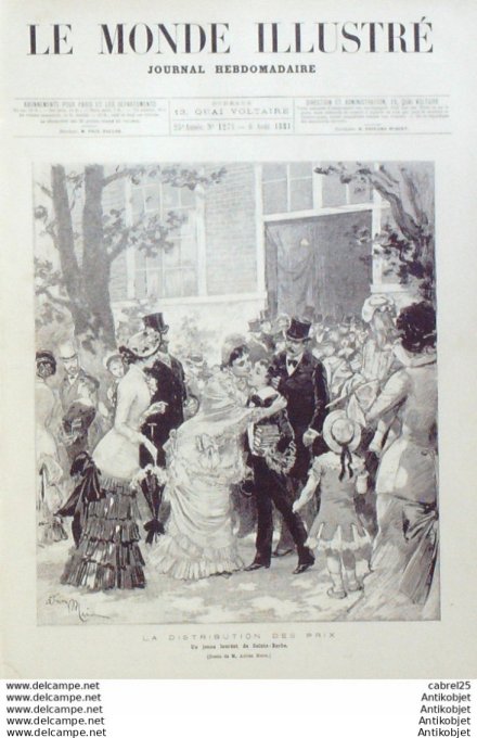 Le Monde illustré 1881 n°1271 Algérie Oran Sud Ain Medrissa Ain Oulhassi Italie Milan  Finlande Pech