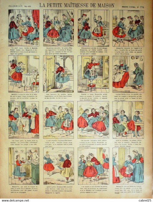 La Petite Maitresse  de Maison (Pellerin d'epinal)