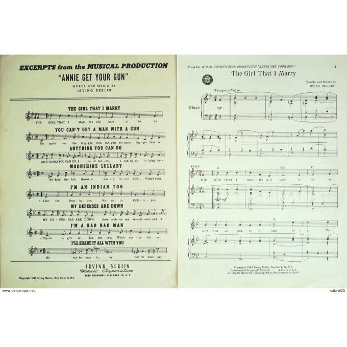 Hutton Betty/Berlin Annie Get Your Gun 1946