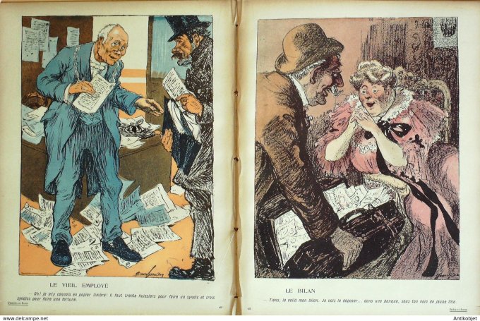 L'Assiette au beurre 1905 # 239 Profits & Pertes, par Grandjouan