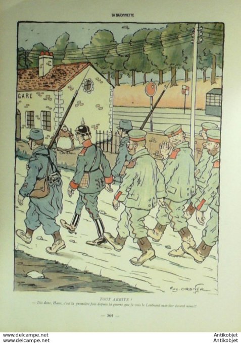 La Baionnette 1915 # 023 (Nos prisonniers) Hautot Huard Hermann Capy