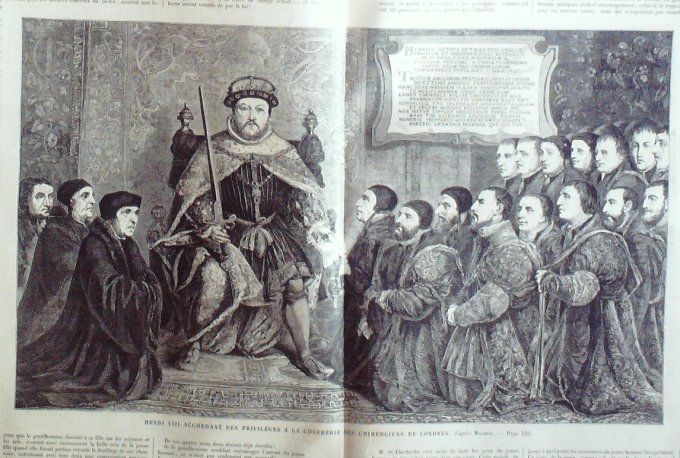 L'Univers illustré 1861 # 149 Chine st Sylvestre Henri VIII Tannhauser Londres chirurgien