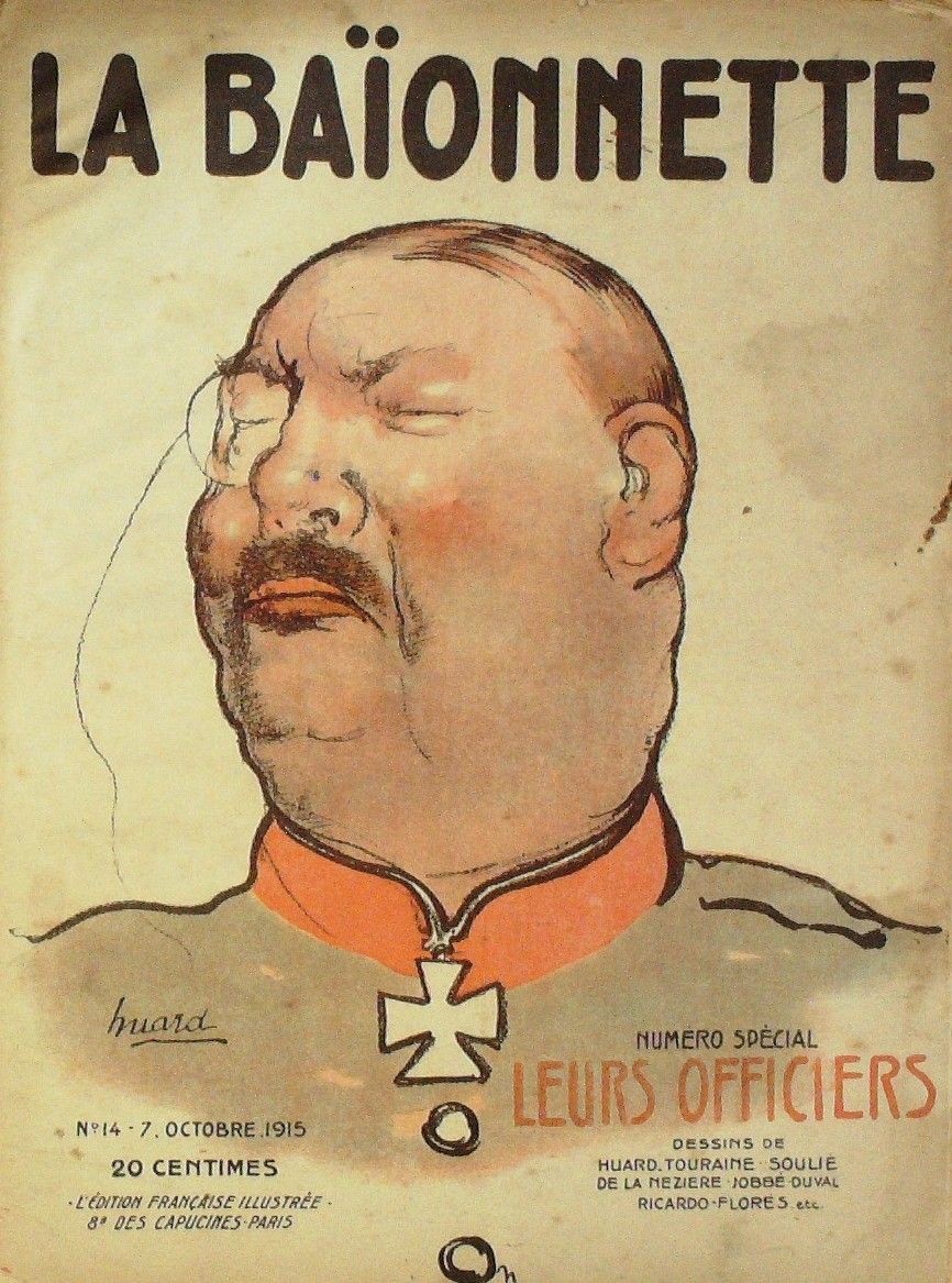 La Baionnette 1915 n°014 (Leurs officiers) SOULIE FLORES LA NIZIERE JOBBE DUVAL