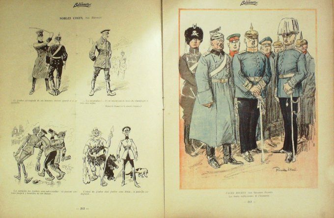 La Baionnette 1915 n°014 (Leurs officiers) SOULIE FLORES LA NIZIERE JOBBE DUVAL