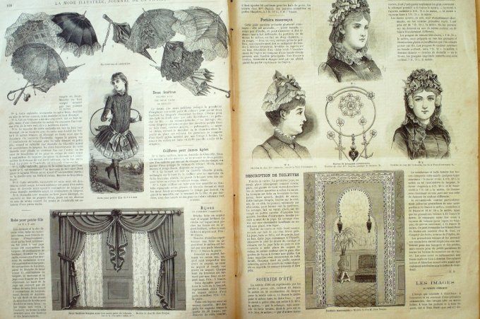 Journal Mode illustrée 1886 # 14 Robe bretonne