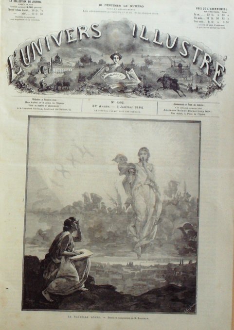 L'Univers illustré 1884 n°1502 TONKIN soldats ANNAMITES SOUDAN Mohammed TAKER NICE (06) HAITI ROME