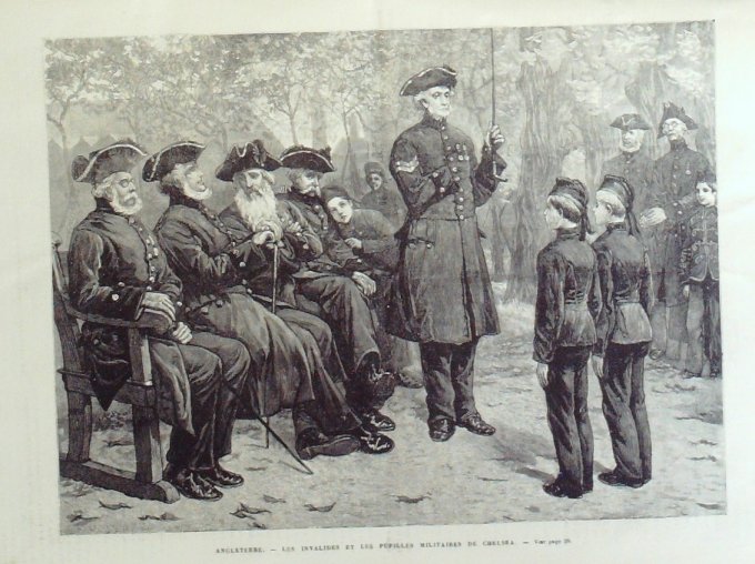 L'Univers illustré 1884 n°1503 CHINE Pékin Mongols, Paysans CHASSE à COURRE CHELSEA militaires