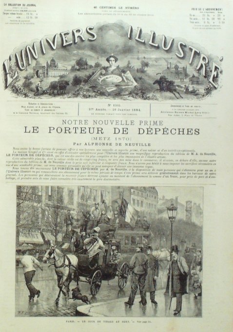 L'Univers illustré 1884 n°1505 ITALIE Florence, Venise NORVEGE Laponie CHIFFONNIERS EGYPTE prisons