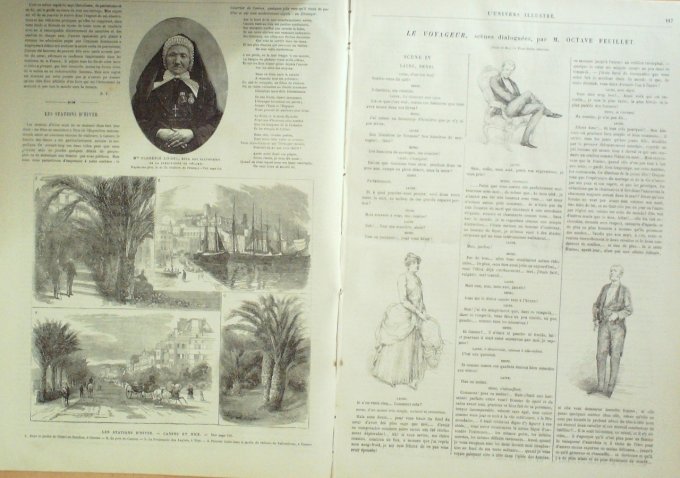 L'Univers illustré 1884 n°1509 SOUDAN Cheik Halifa EGYPTE Cannes Nice (06) FECAMP (76)