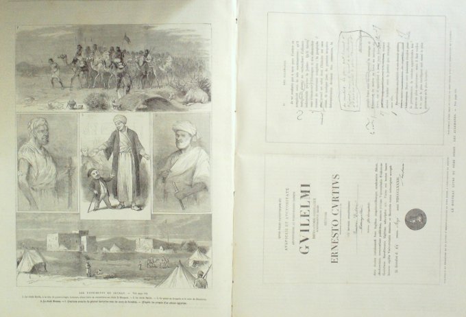 L'Univers illustré 1884 n°1509 SOUDAN Cheik Halifa EGYPTE Cannes Nice (06) FECAMP (76)