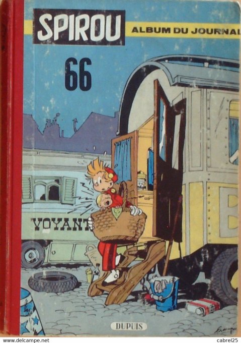 SPIROU 66 Album 1958-1040 à 1049-CORVETTE-FORD 58-RENAULT ALPINE