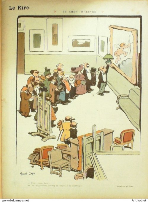 Le Rire 1913-01-25 # 521 Journal humoristique Ed.Originale Chez le Couturier