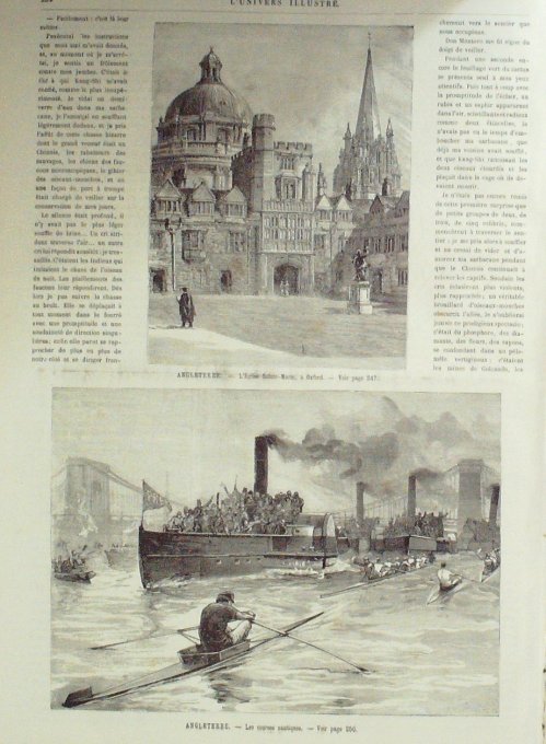 L'Univers illustré 1884 n°1517 BARBIZON EGYPTE Soudan Teb Oxford JERUSALEM