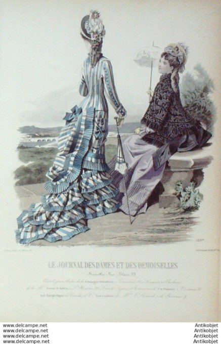 Journal des Dames Demoiselles 1875 # 1319 (Maison Scabieuse)