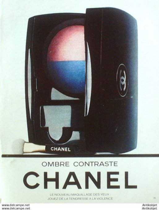 Publicite Cosmetique Chanel 1992