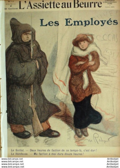 L'Assiette au beurre 1910 # 516 Les employes Radiguet
