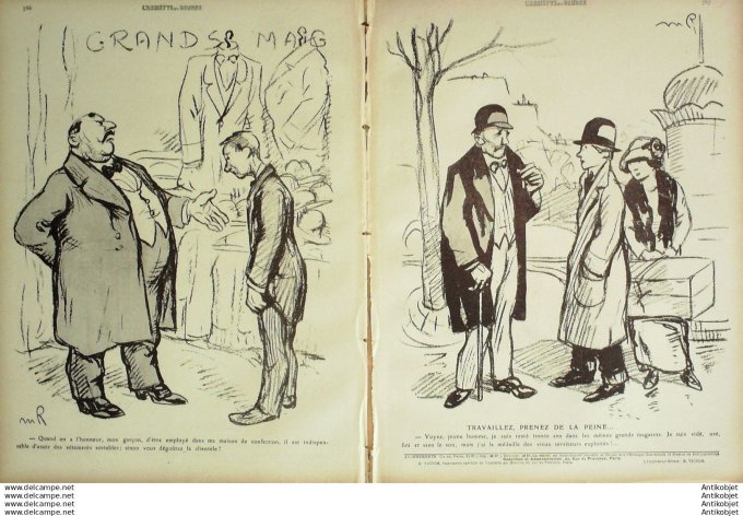 L'Assiette au beurre 1910 # 516 Les employes Radiguet