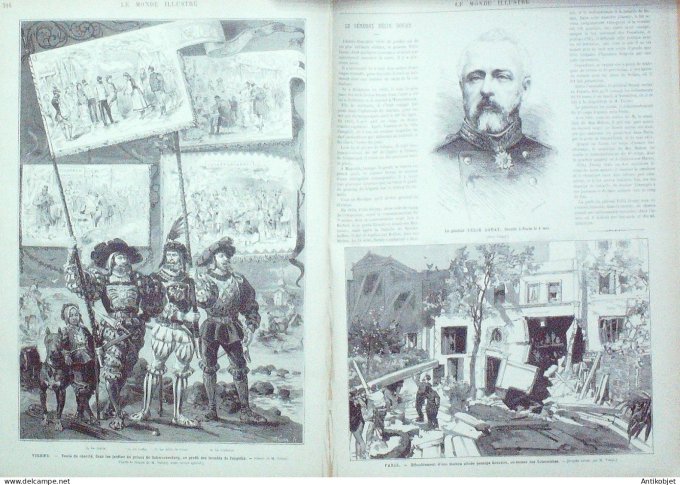 Le Monde illustré 1879 n°1155 Bulgarie Tirnova ersailles (78) Prince Alexandre de Battenberg